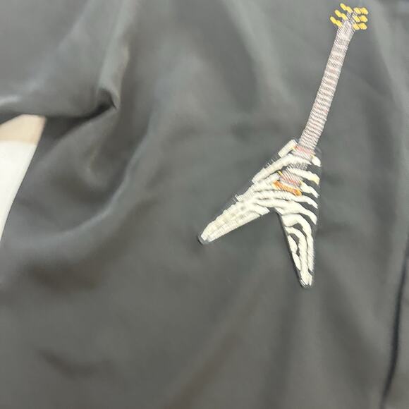 Gibson Guitar Tour Wear Shirt By Dragonfly Zebra Embroidered Guitars Men's XXL - Picture 5 of 9